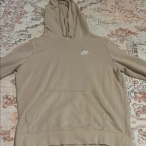 Nike Beige Pullover Hoodie